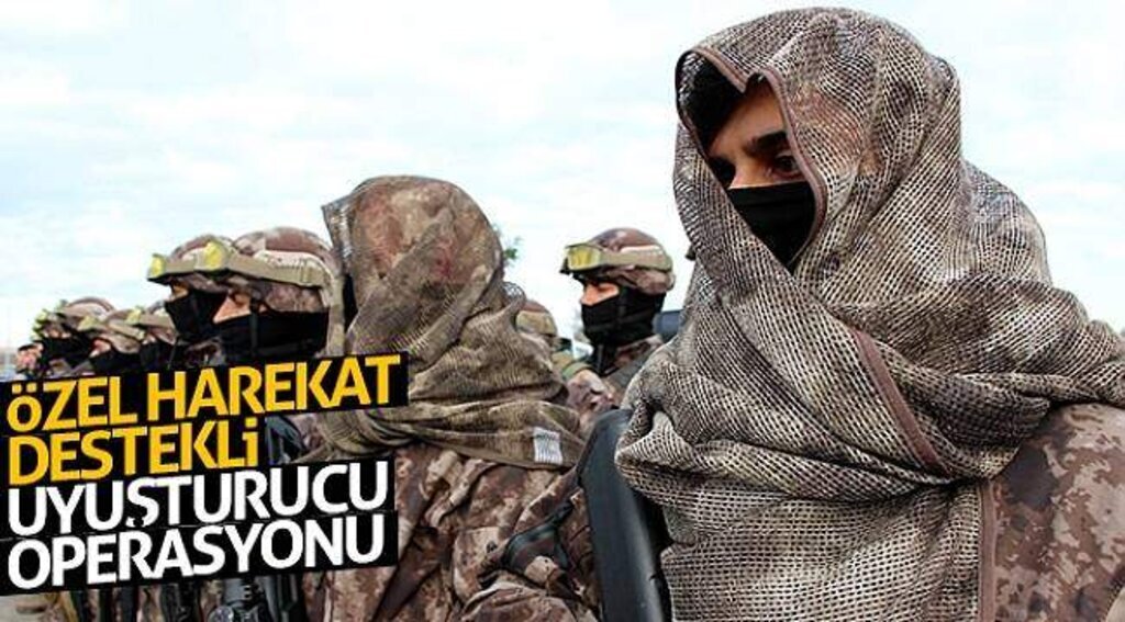 Özel harekat destekli uyuşturucu operasyonu