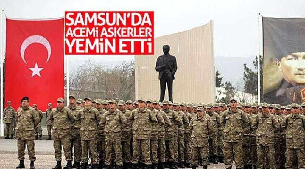 Samsun’da acemi askerler yemin etti
