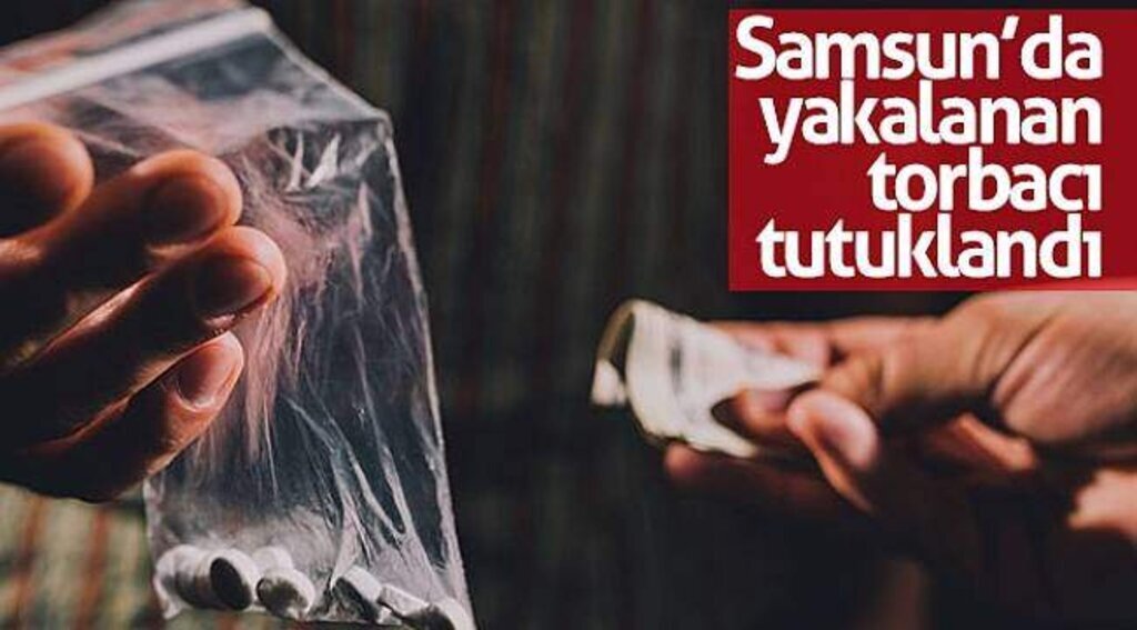 Samsun’da yakalanan torbacı tutuklandı