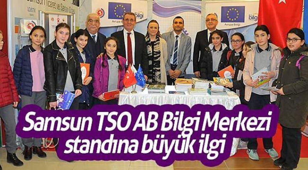 Samsun TSO AB Bilgi Merkezi standına büyük ilgi