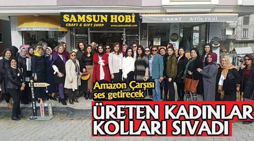 Üreten Amazon kadınlar kolları sıvadı