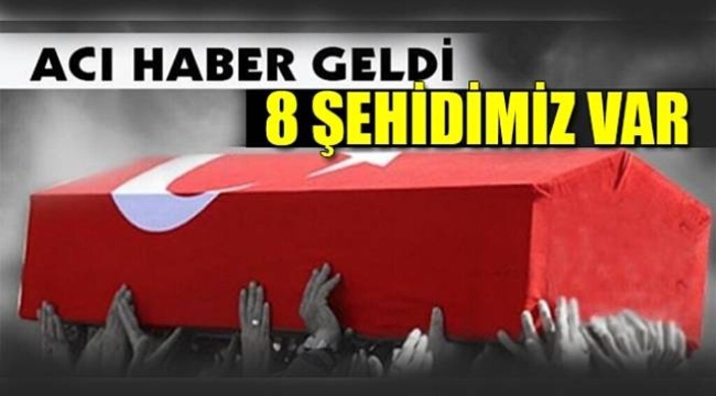 Afrin'den acı haber geldi: 8 şehit 13 yaralı