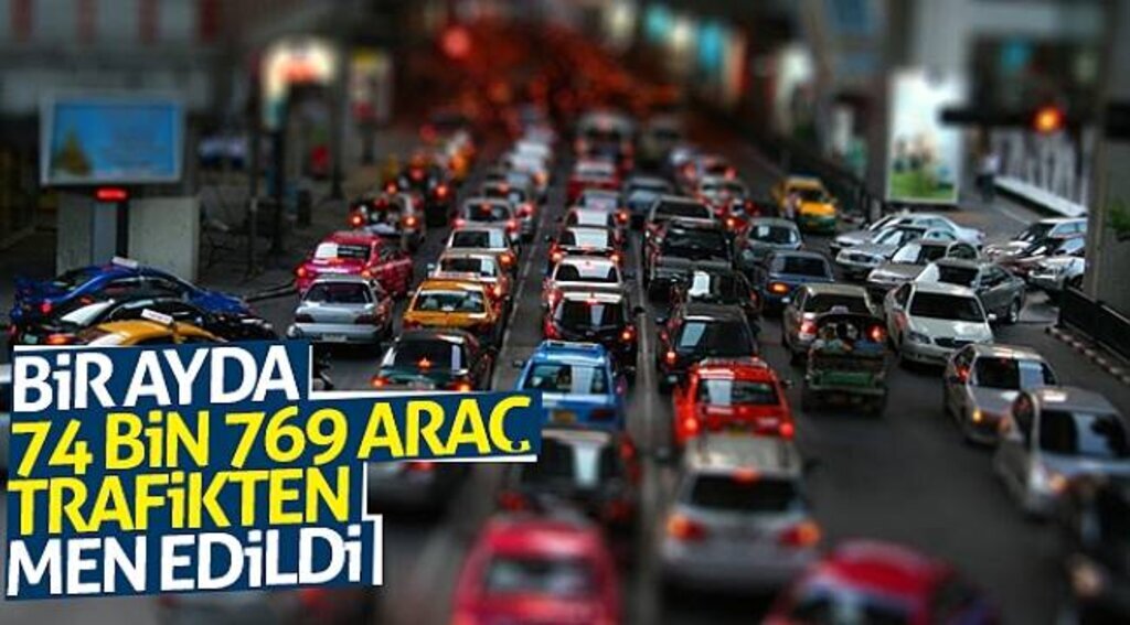 Apaydın: "Bir ayda 74 bin 769 araç trafikten men edildi"