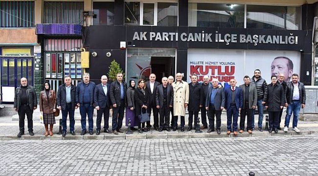 Başkan Yılmaz'dan Ak Parti Canik İlçe Başkanına Ziyaret