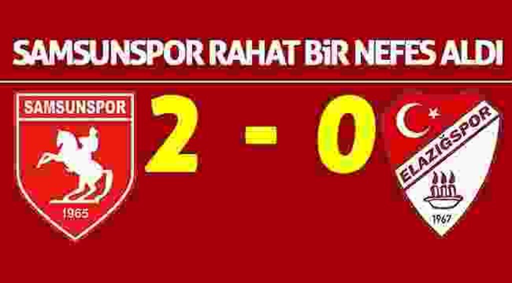 Samsunspor rahat bir nefes aldı