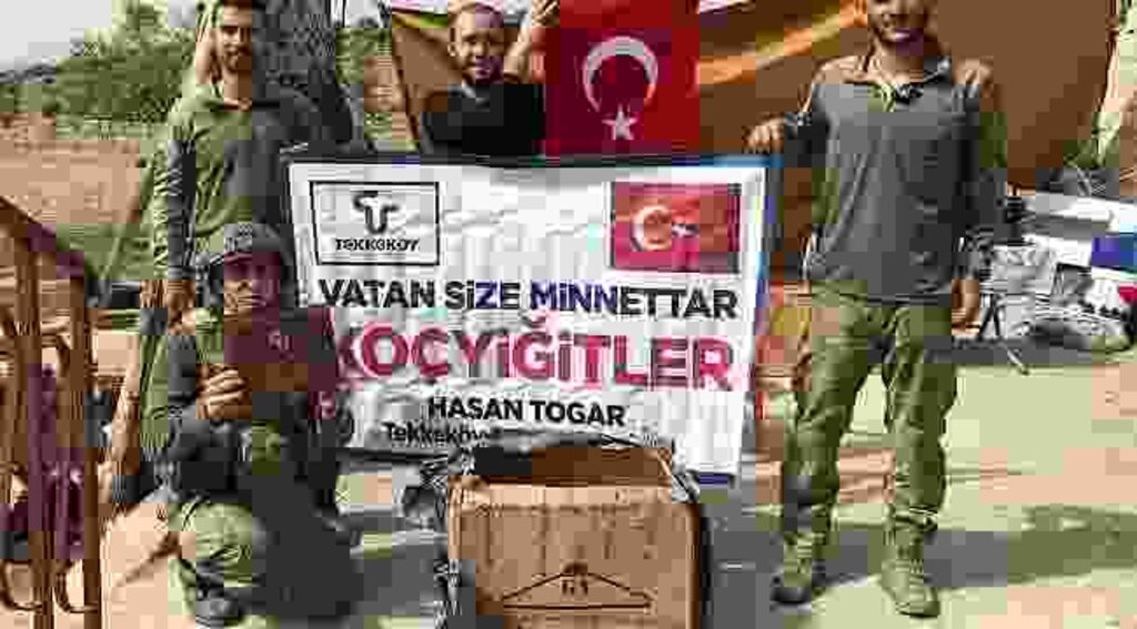 Togar’ın Kahraman Askerlere Gönderdiği Paketler Afrin’e Ulaştı