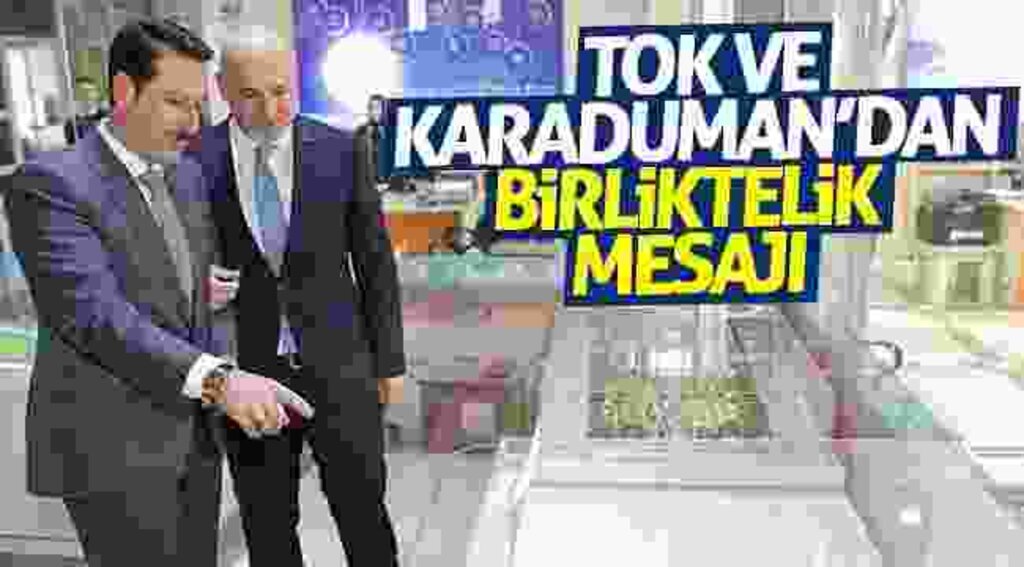 Tok ve Karaduman’dan birliktelik mesajı