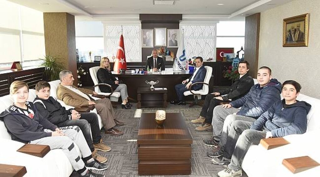 Başkan Togar, Şampiyonları Ağırladı