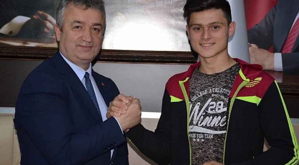 19 Mayıs’ın gururu Topaloğlu’nu ziyaret etti
