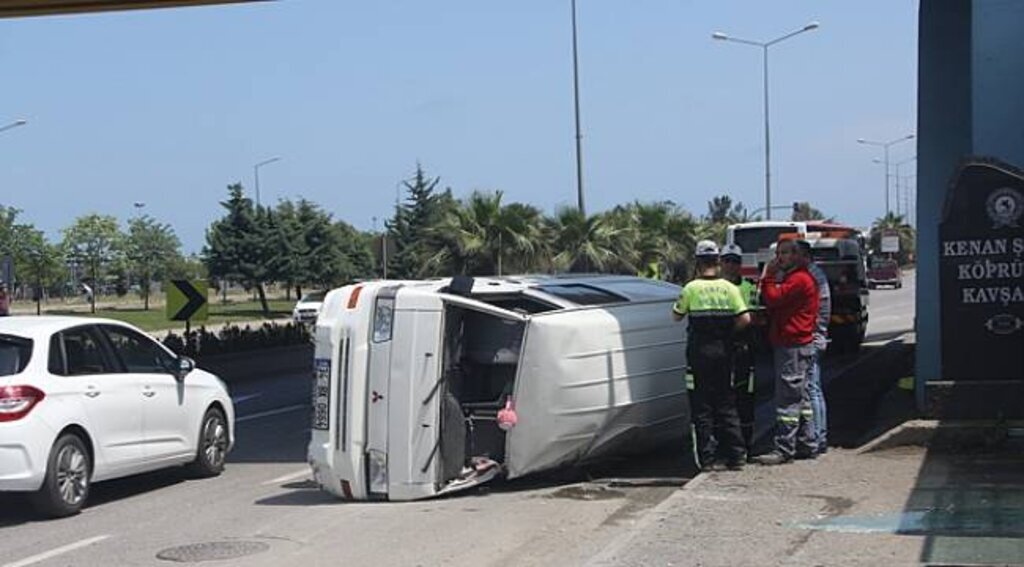 Samsun'da trafik kazası: 2 yaralı