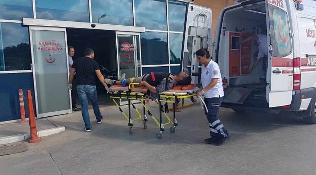 İnşaattan düşen işçi yaralandı
