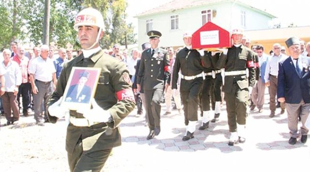 Kıbrıs gazisi son yolculuğuna uğurlandı