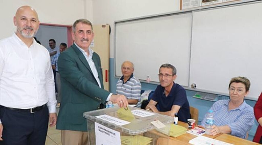 Köktaş Ticaret ve Sanayi Odası Okulu'nda oyunu kullandı