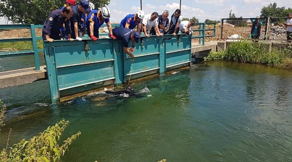 Samsun'da sulama kanalında ceset bulundu