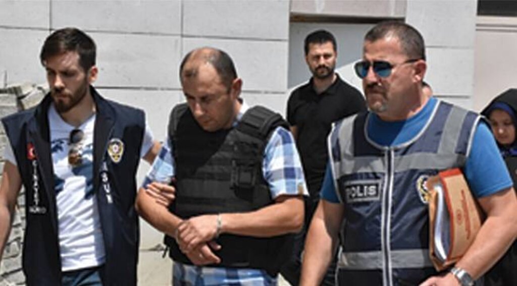 Cana kıyan polis memuru adliyede