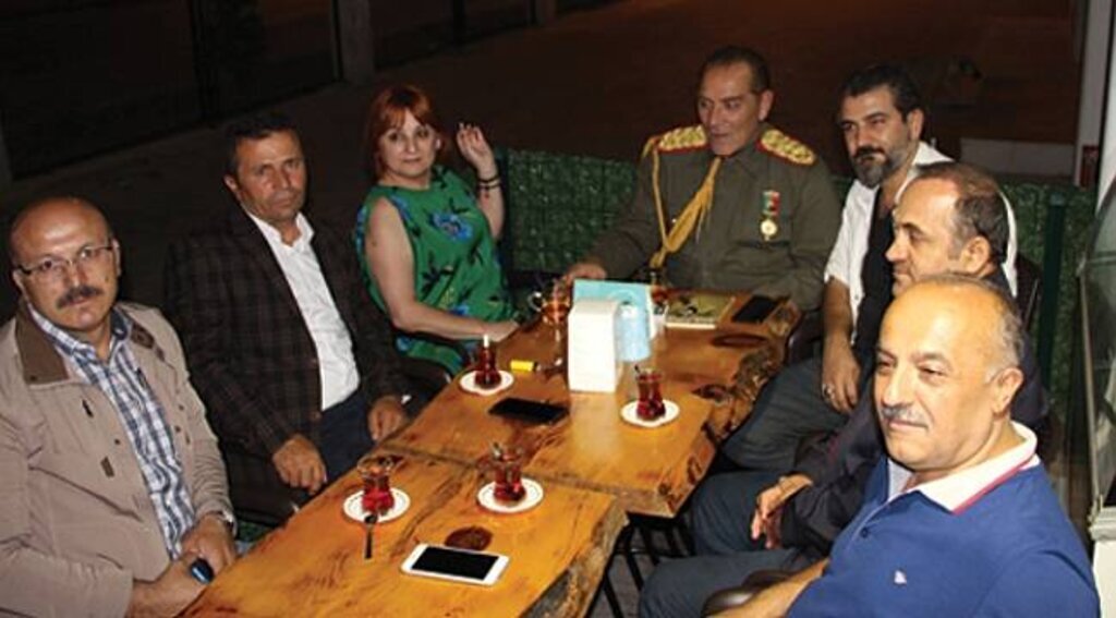 Atatürk'e benzeyen oyuncu Havza'da
