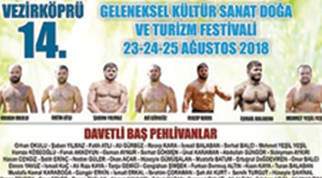 Vezirköprü'de festival heyecanı