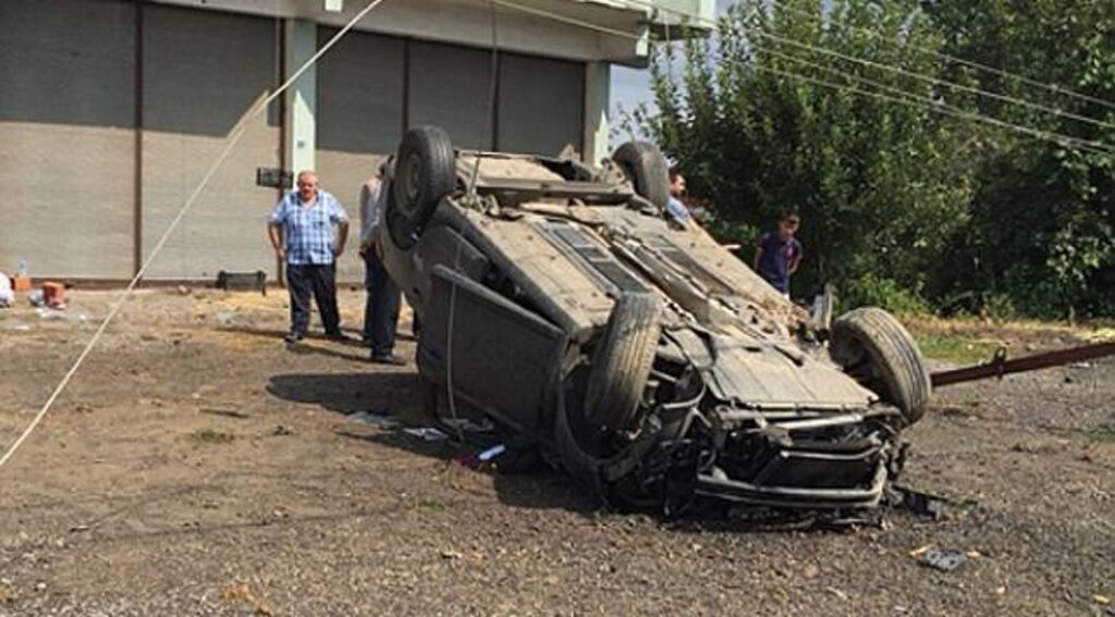 Çarşamba'da trafik kazası: 2 yaralı