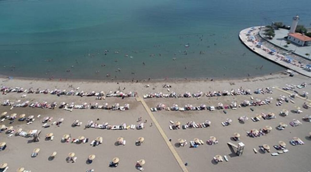 Karadeniz'in "mavi bayraklı" plaj şehri Samsun