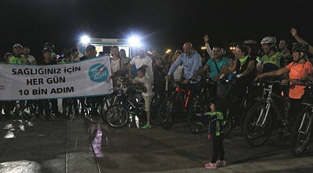 Samsun'da sağlık için bisiklet turu düzenlendi