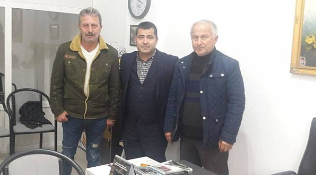 Kudret Tek esnafların yanında