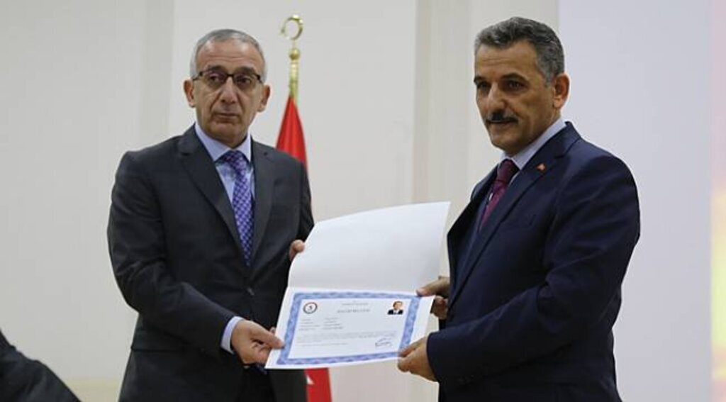 Polislere başarı belgesi