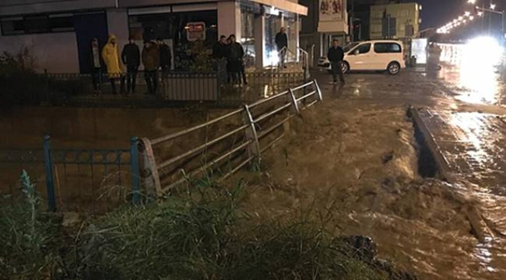 Samsun'da dere taşkını