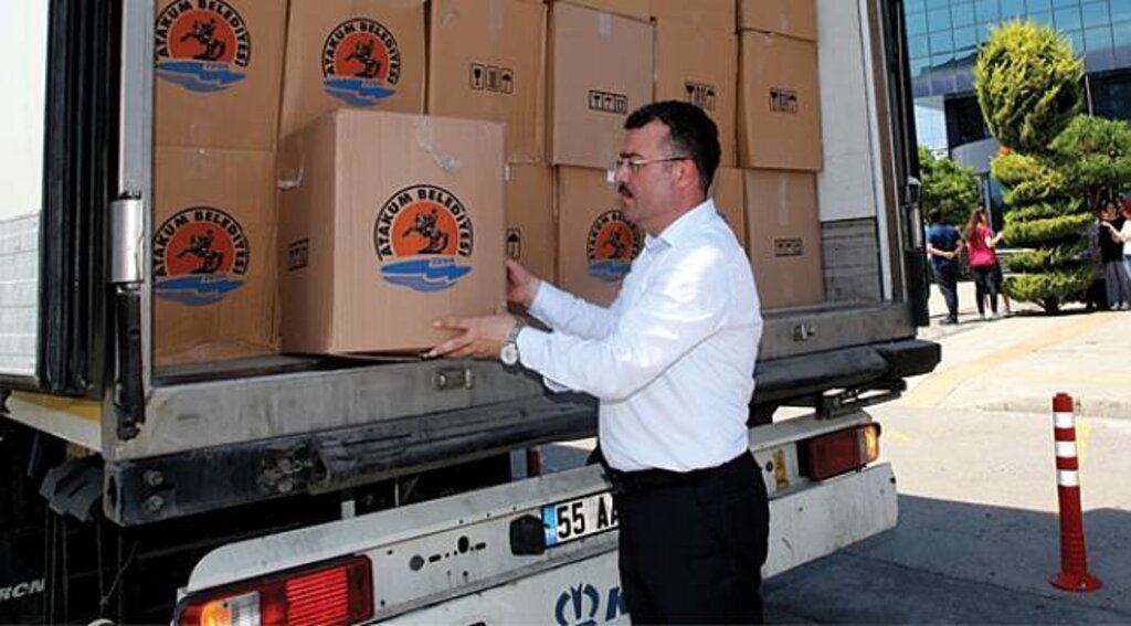 Atakum'da 89 noktada Hayır Çarşısı mağazaları açıldı