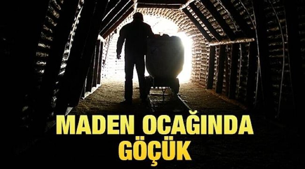 Amasya'da maden ocağında göçük