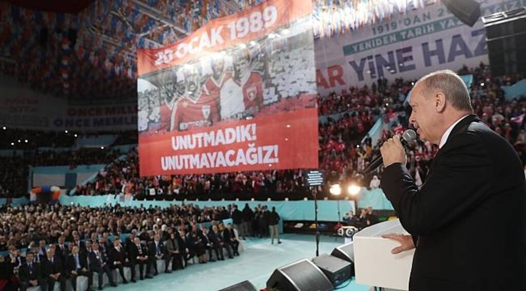 Erdoğan Samsunspor'u andı: Anıt sözü verdi