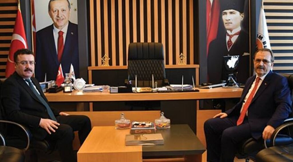 Zihni Şahin'den İshak Taşçı'ya ziyaret