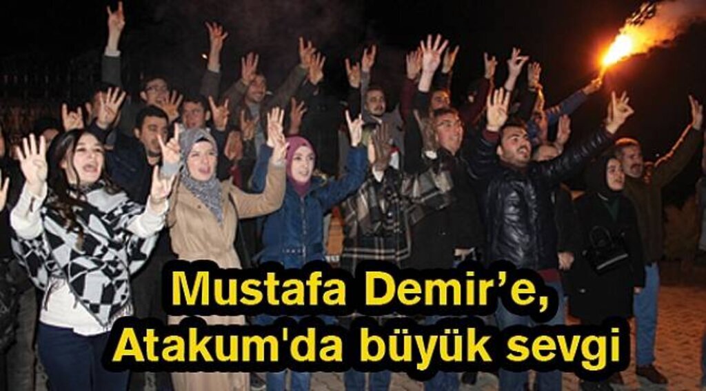 Mustafa Demir, Atakum'da meşalelerle karşılandı