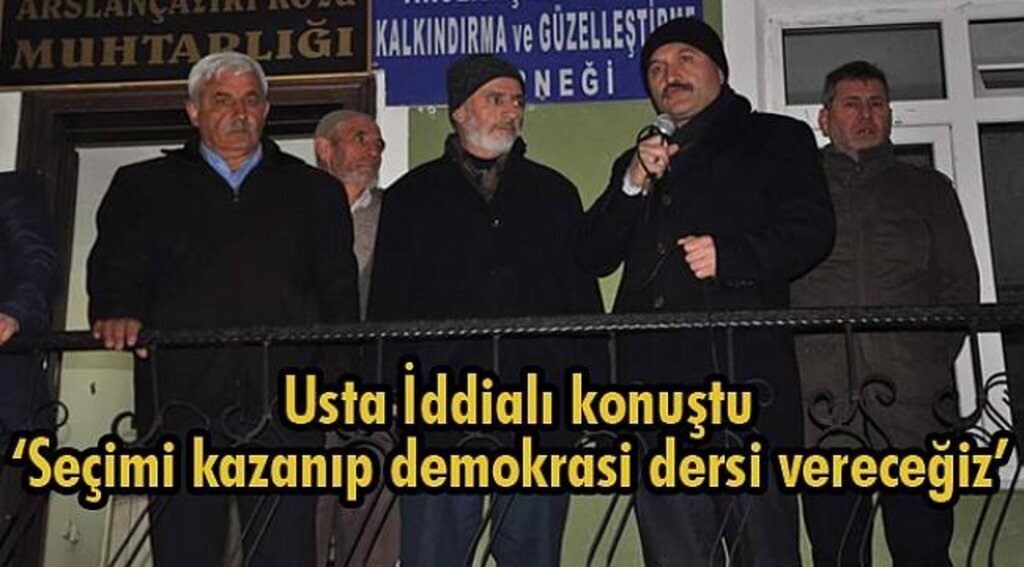 Usta’ya memleketinde sevgi seli