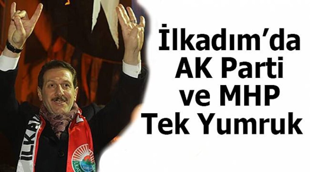 Yağmur altında Cumhur İttifakı Buluşması