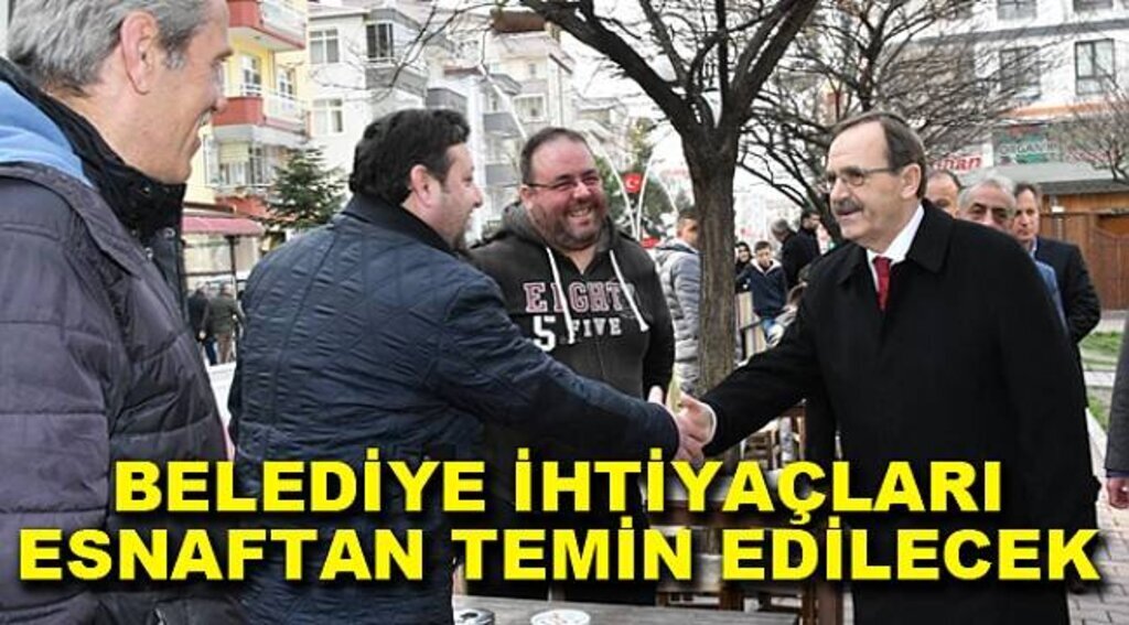 Zihni Şahin'den esnafa garanti