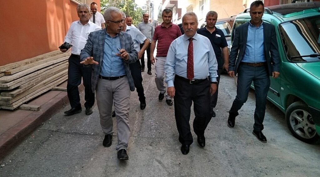 Başkan Demirtaş yol çalışmalarını yerinde inceledi