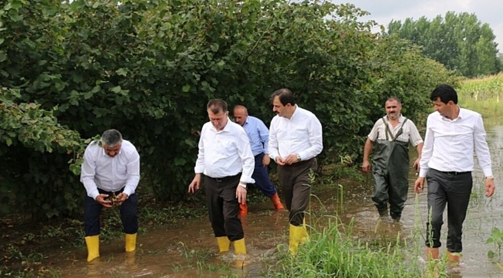 İlçe Ziraat Odaları Başkanları'ndan sel bölgesine ziyaret