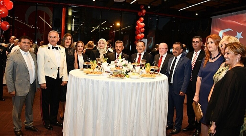 Samsun'da 30 Ağustos resepsiyonu
