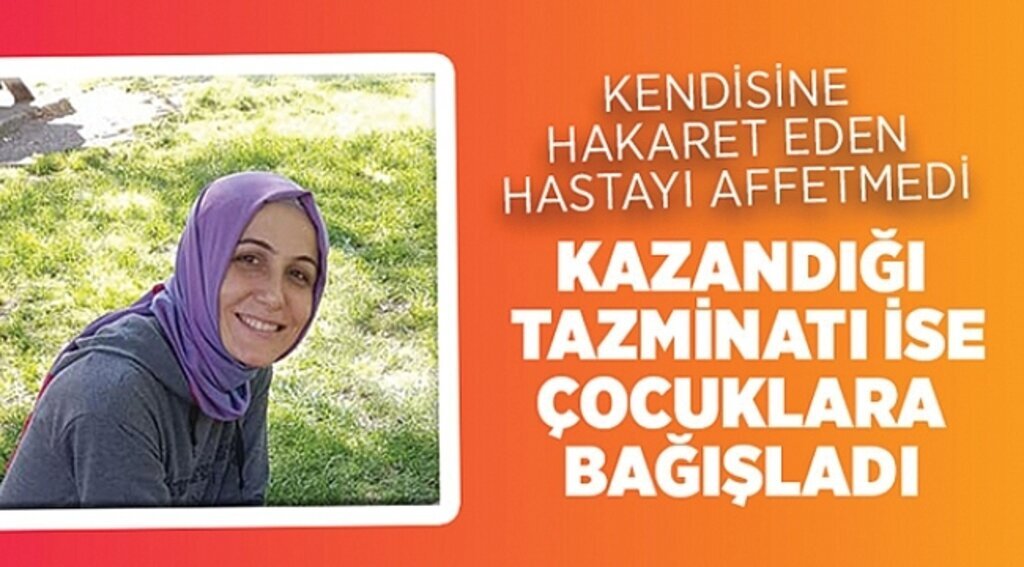 Samsun'da hemşireden örnek davranış