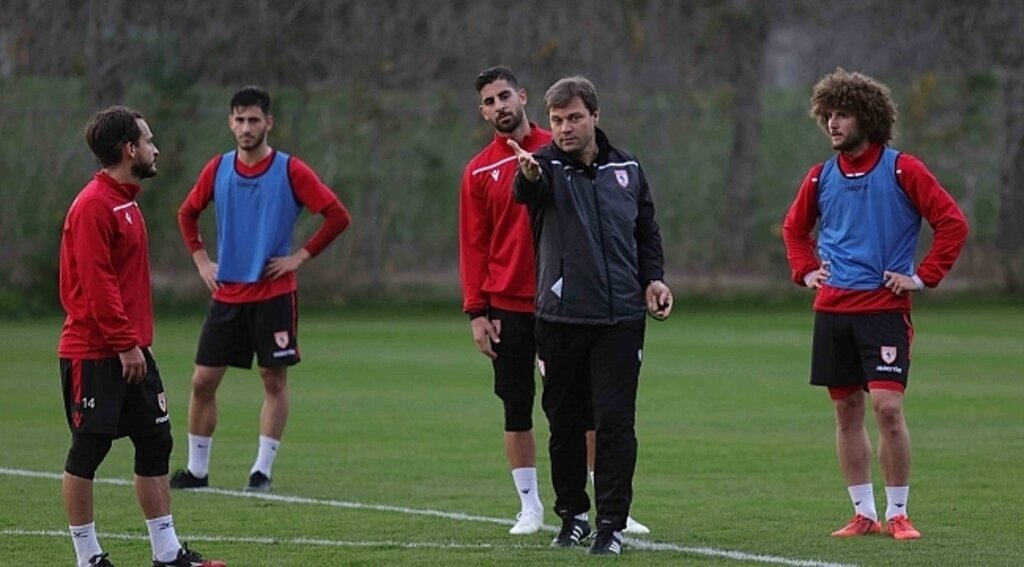 Samsunspor taktik çalıştı