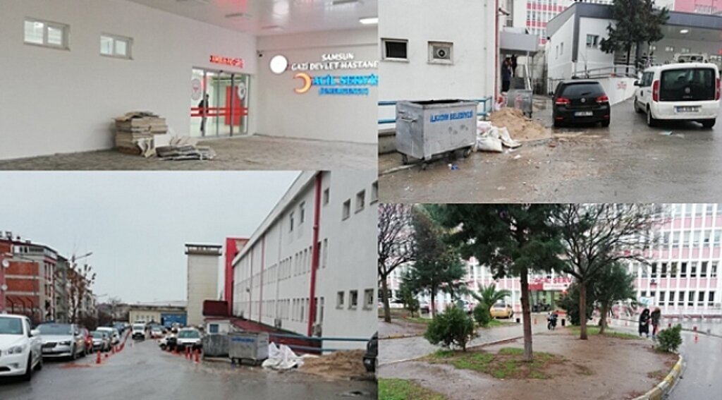 Acil servisi yenilenen Samsun Gazi çevre düzenlemesinde sınıfta kaldı