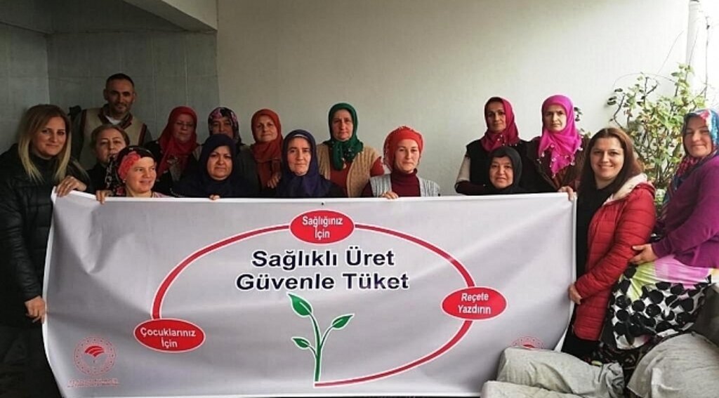 Samsunlu kadın çiftçilerden sağlıklı ürünler