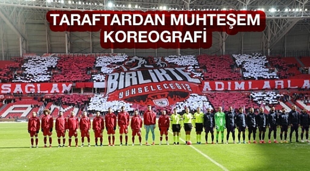 Samsunspor Haber - Taraftardan muhteşem koreografi