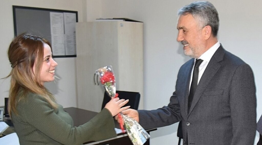 Rektör Bilgiç'ten kadın çalışanlara kutlama
