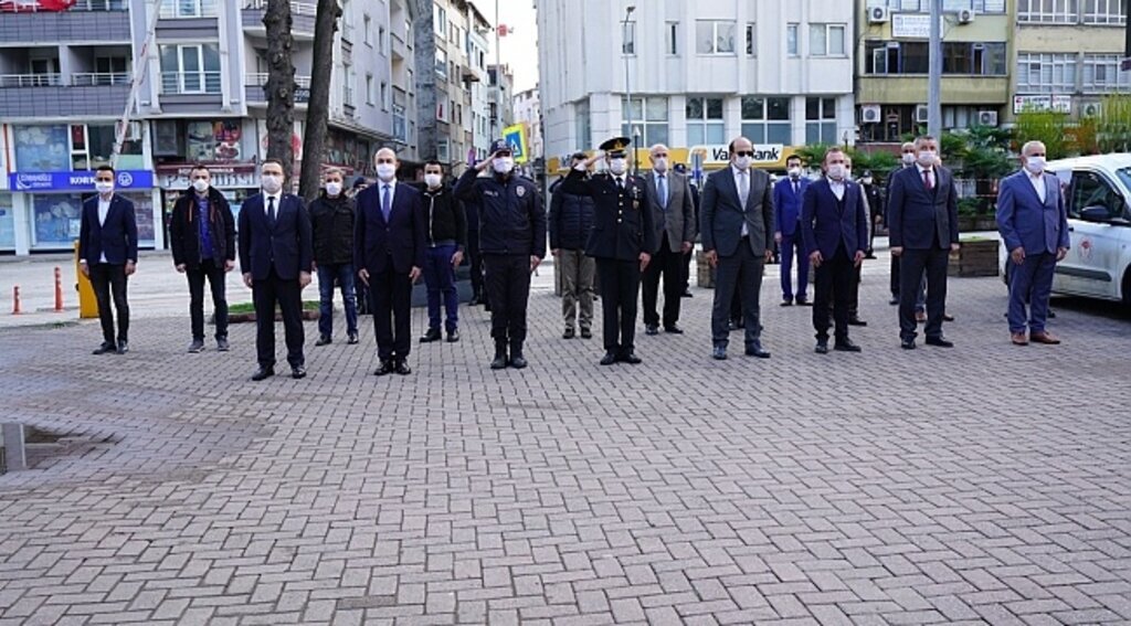 Terme'de sosyal mesafeli 23 Nisan