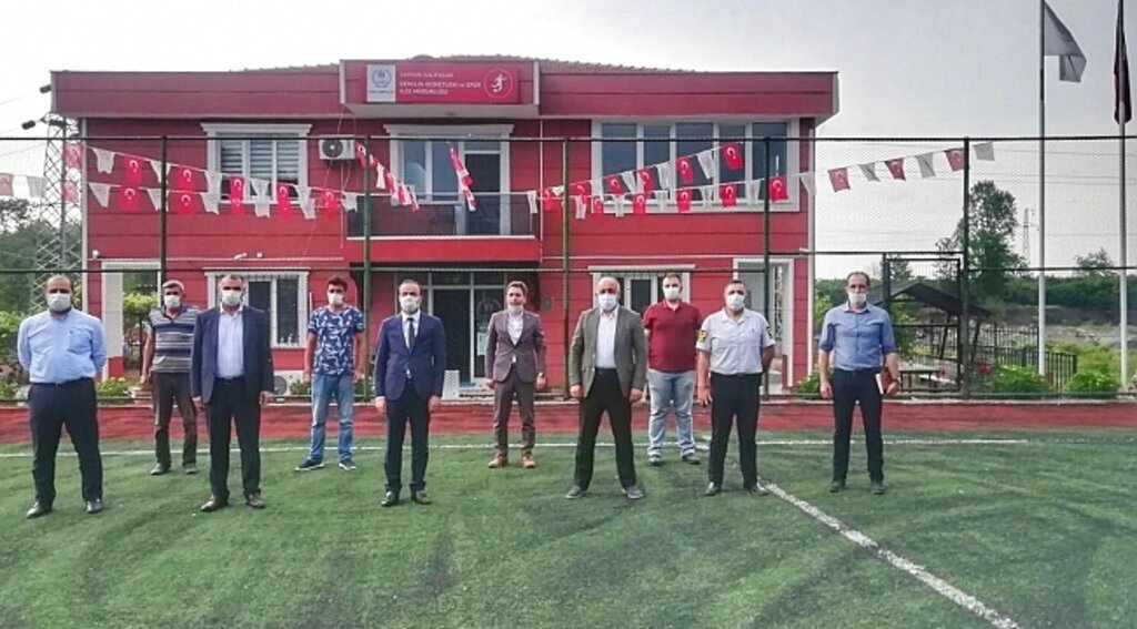 Salıpazarı’nda sporun gelişmesi için düğmeye basıldı