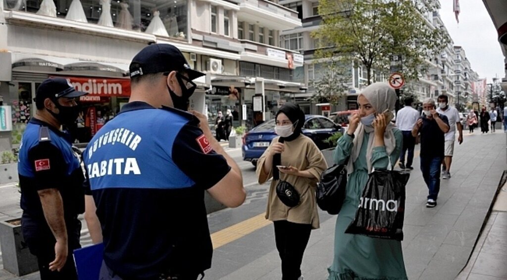 Samsun'da sıkı maske denetimi
