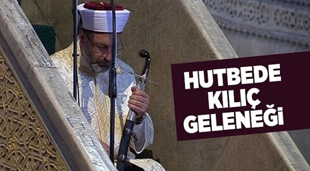 Samsun Haber - Hutbede kılıç geleneği