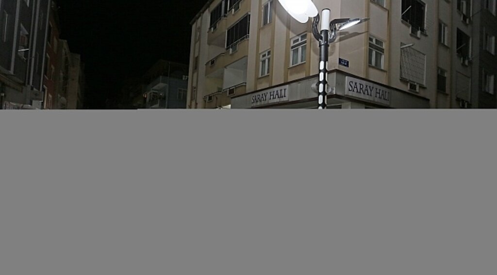 Canik'te Mekke Cadde'si ışıl ışıl