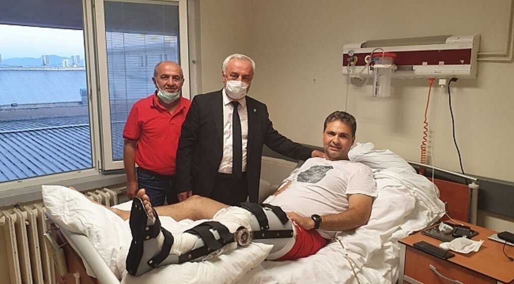 İYİ Parti Samsun İl Başkanı Aksoy Meclis Üyesi Aydemir'i ziyaret etti